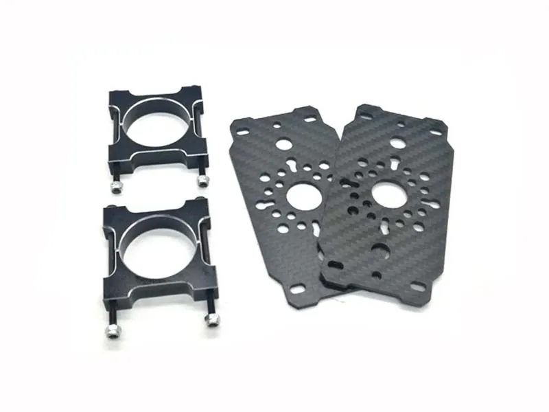 

TianYuQi 4 sets Q9L Q9XL TM U7 U8 U11 Carbon Fiber Motor Mount Plate Holder w/25mm or 30mm Clamps