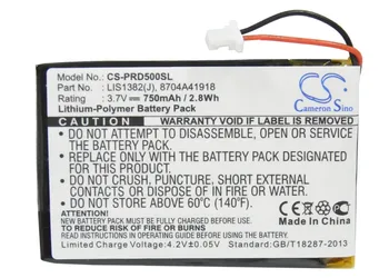 

Cameron Sino 750mAh Battery LIS1382(J) for Sony Portable Reader PRS-500, PRS-500U2, PRS-505, PRS-505SC/JP, PRS-700BC, PRSA-CL1