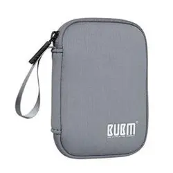 BUBM Портативный жесткий диск кабель одной ручке сумка для хранения Мощность банк мягкая сумка для Для мужчин Для женщин серый