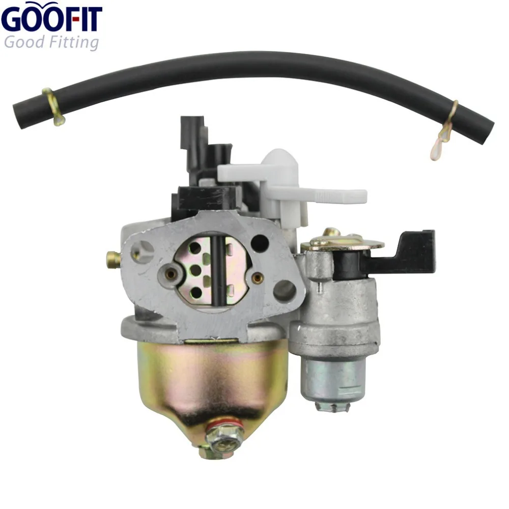 GOOFIT 19 мм Карбюратор с рычагом дросселя для Gx160 5.5hp Gx200 двигатель 16100-zh8-w61 N090-105 |