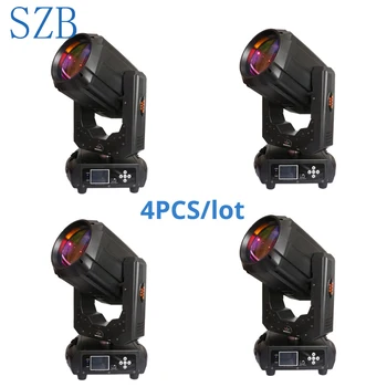 

4 PCS 260W 9R Moving Head Light 260W Lyre Beam Moving Head Light 8+16+24 face prism Rainbow Effect Stage Disco Lights/SZB-MH260