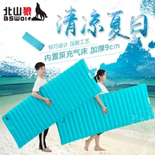 BSwolf одна воздушная подушка домашняя надувная кровать один супер светильник насос для зарядки утолщение открытый два размера воздушный коврик