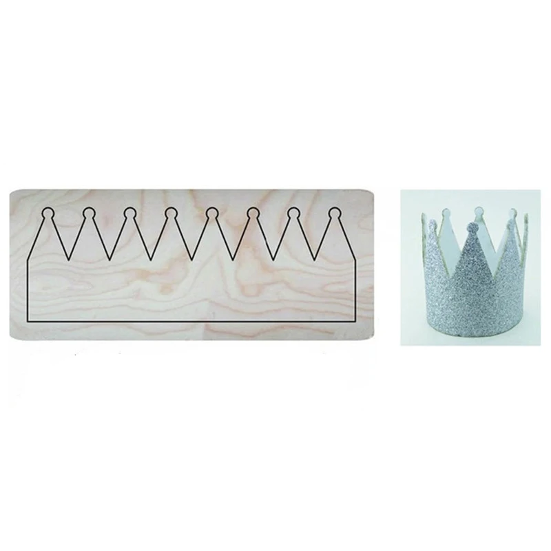 

Imperial Crown Birthday Hat new wooden mould cutting dies for scrapbooking fustelle legno muore cutting