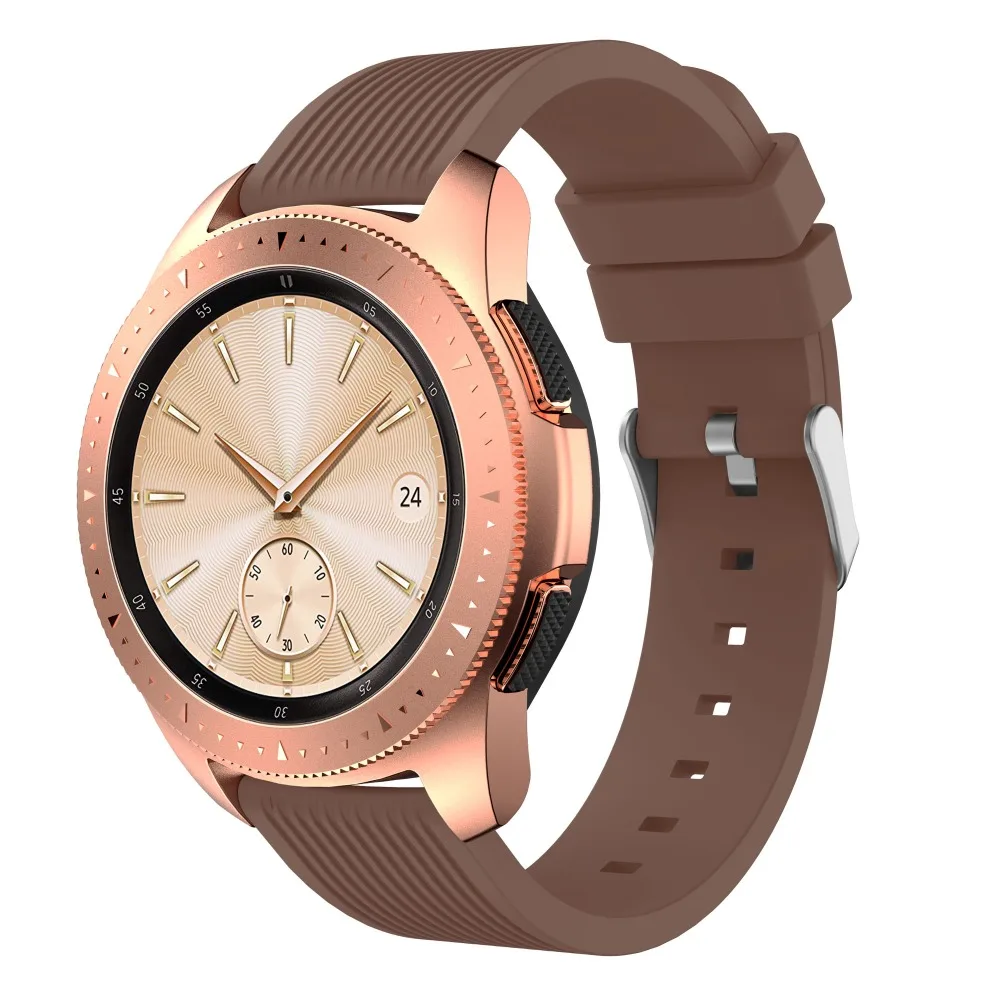 20 мм силиконовый ремешок для наручных часов samsung Galaxy Watch Active/42 мм резиновая запасная часть для браслет для Шестерни S2 Sport/42 мм amazfit BIP