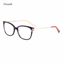 Ацетатные оптические очки, оправа для женщин, рецепт близорукости, Пресбиопия, оправа для очков, Новая мода, квадратная металлическая оправа