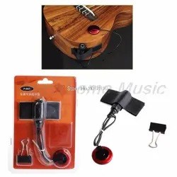 Акустическая Piezo контакты микрофон пикап для гитары Скрипка Мандолины Ukulele # K4UC