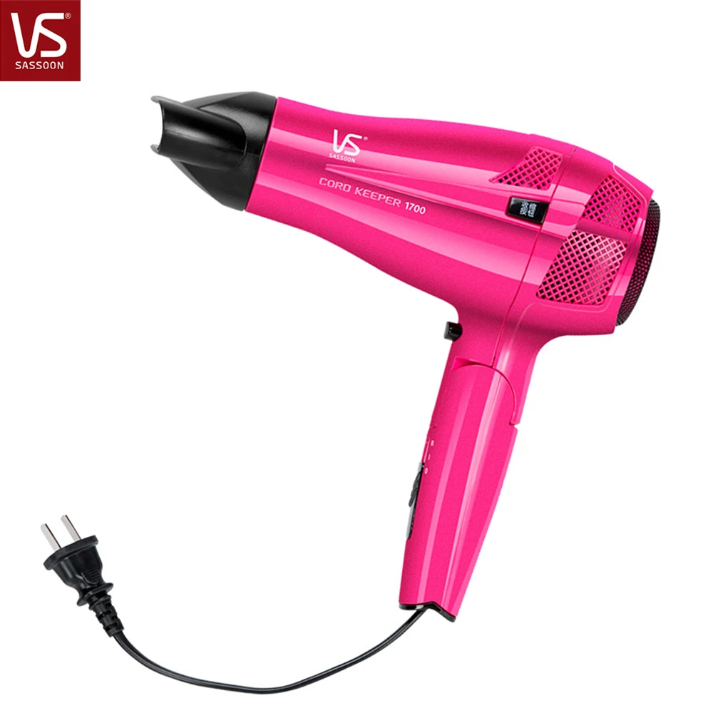 

VS 1875W Powerful Professional Salon Hair Dryer Noise Hairdryer Hot/Cold Wind With Air Collecting Nozzle Fast seche cheveux