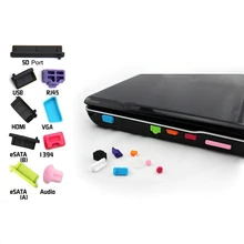 13 шт. Набор Универсальный блокнот с защитой от пыли SDSZ01 силиконовая компьютерная USB Пылезащитная резиновая Крышка Пробка для ноутбука Пылезащитная заглушка