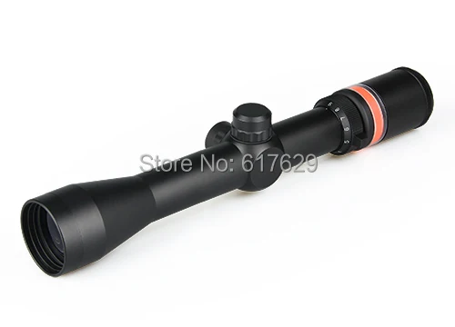 

New High Quality Tactical 3-9x40  Spotting Rifle Scope With Red Fiber Rail Mount For Hunting CL1-0267