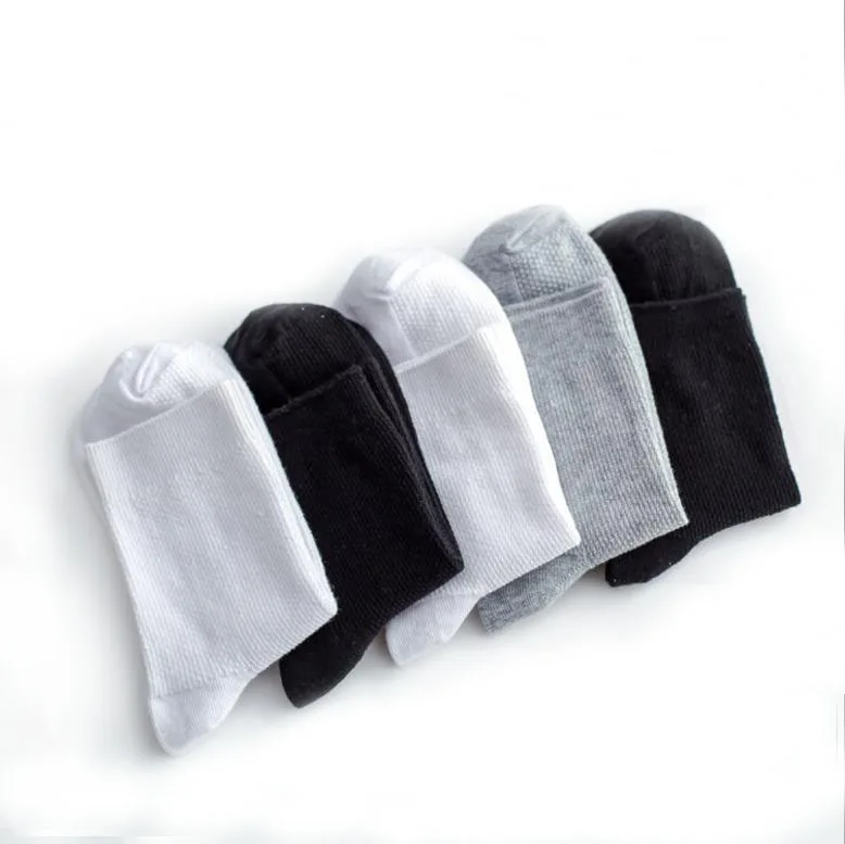 Men's cotton socks nano silver ion antibacterial deodorant socks pure
