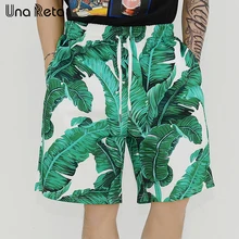 Una Reta хип-хоп стиль шорты мужские новые модные повседневные свободные длиной до колена спортивные штаны уличная летняя печать шорты мужские