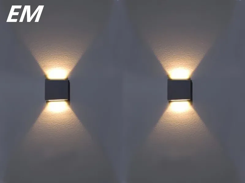 Lâmpadas de Parede para cima e para baixo Direção da Sombra : Acima & Abaixo