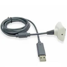 2 в 1 1,7 м длинный USB Play& charger kit кабель для зарядки для Xbox 360 контроллер консоли