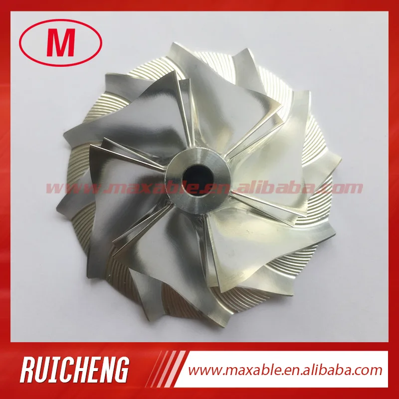 

K16 5324-123-2006 40.50/60.50mm 6+6 blades turbo billet/milling/aluminum 2618 compressor wheel for 5316-988-6735/6736/6726/6727