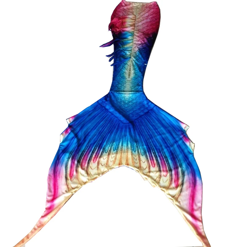 Одеяло «хвост русалки» для плавания купальник Русалка хвост и плавники русалки Моноласты, хвосты для купания, способный преодолевать Броды для взрослых Детские Купальники-бикини Костюмы для косплея по индивидуальному заказу - Цвет: As picture show