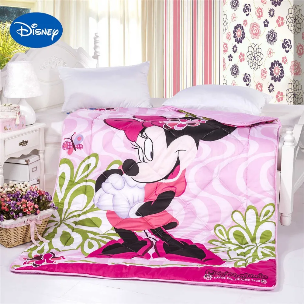 Beautiful Minnie Mouse Comforters Disney Cartoon Character Bedding
