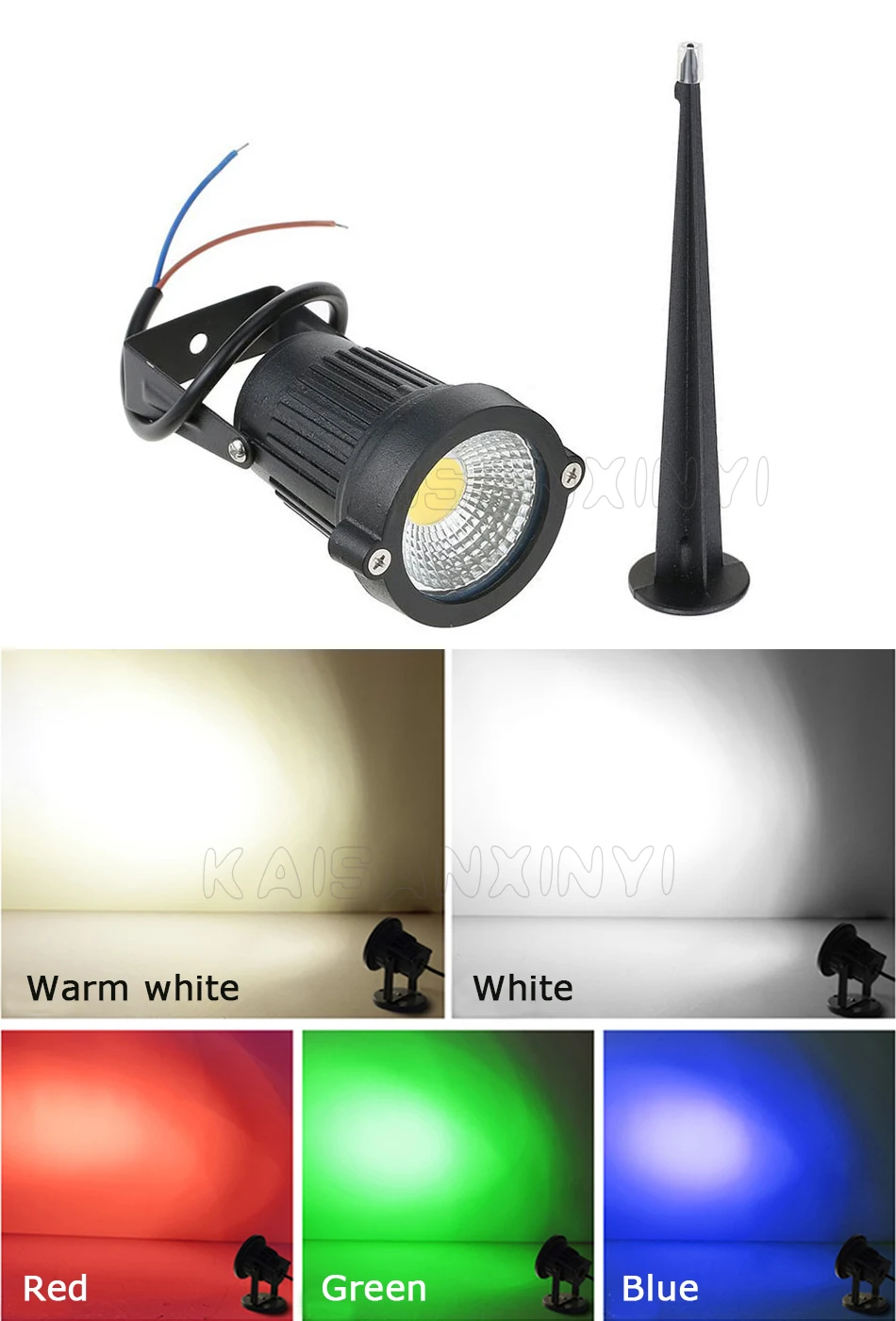 Luzes de Ponto Led ao ar 5 Livre Jardim Gramado Luz Paisagem Lâmpada Pico Impermeável 12 Caminho Quente Branco Verde 220 v 110 3 w 5 Luminárias gramado