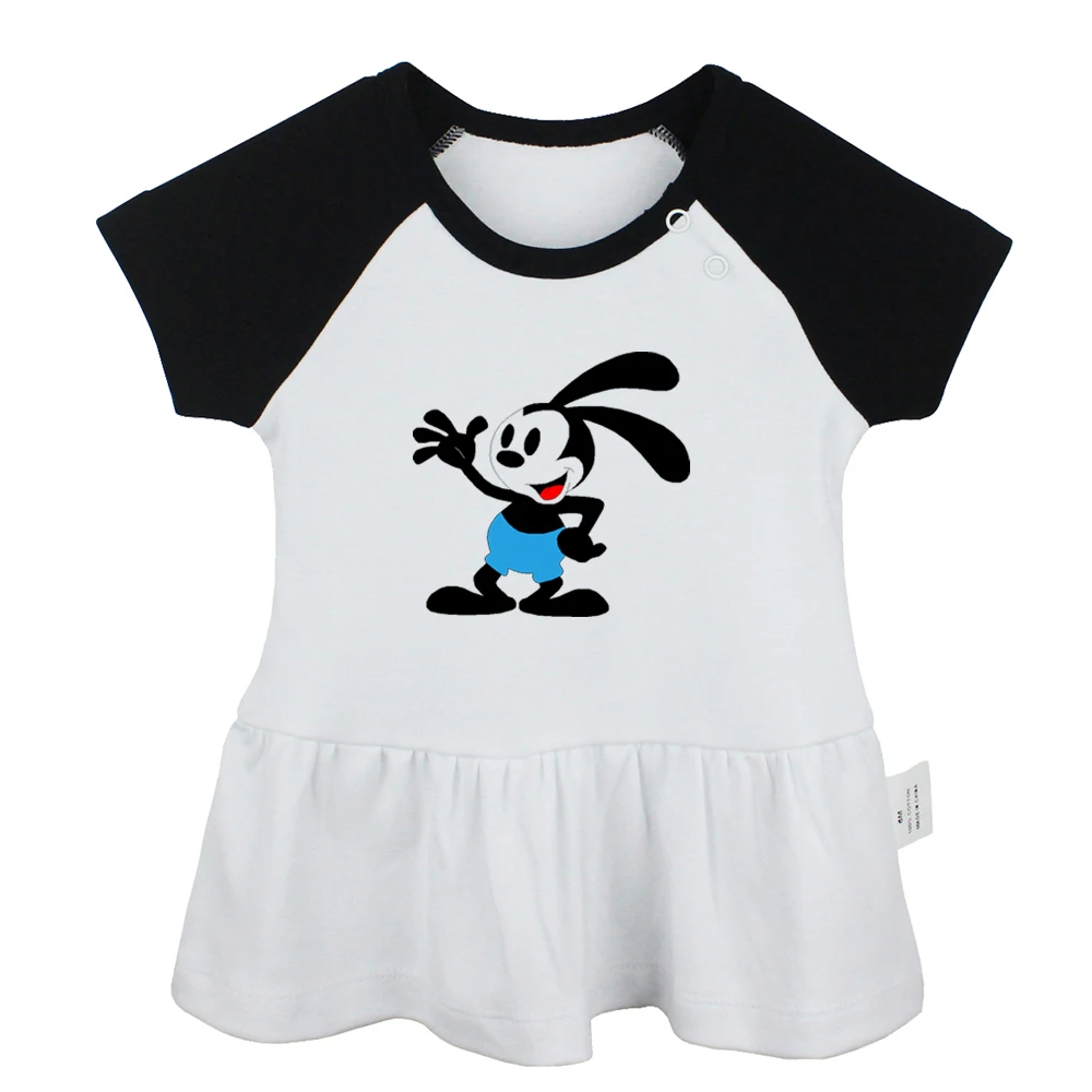 Cute Cartoon Oswald The Lucky Rabbit No Phonetic Symbol Design Neonate Abiti Toddler Infant Cotton Clothes