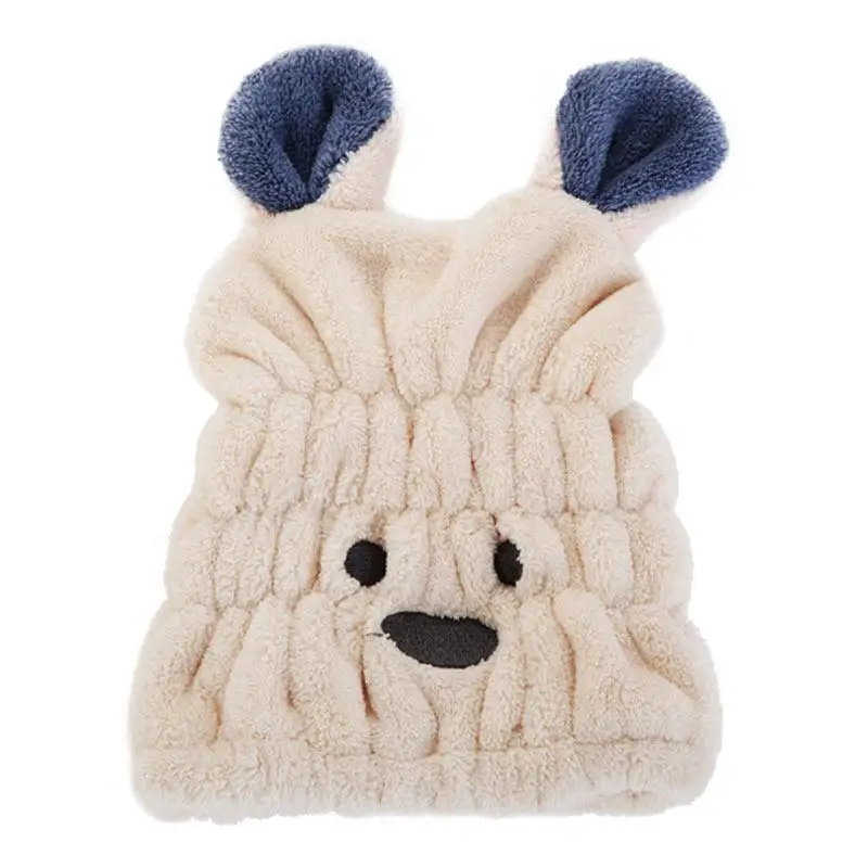 

Microfiber Hair Turban Shower Cap Quickly Dry Hair Shower Hat Wrapped Towel Bathing Cap Bathroom Accessories