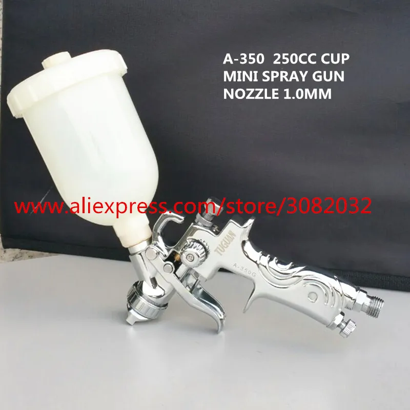 1.0mm spray gun paint spray gun mini spray gun Gravity Feed Paint pot volume 250ml mini paint