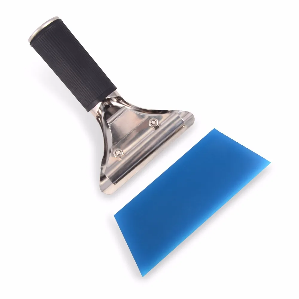 EHDIS Vinyl Film Car Wrap Blue Ice Snow Shovel Spare Blade For Rubber Handle Squeegee Scraper Car Cleaning Tool Window Tint Tool