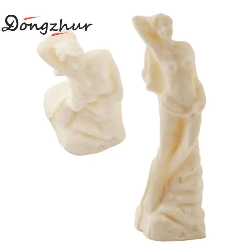 

1/12 Dollhouse Miniature Accessories Mini Resin Goddess Statue Simulation Furniture Model Toy For American Dollhouse Decoration