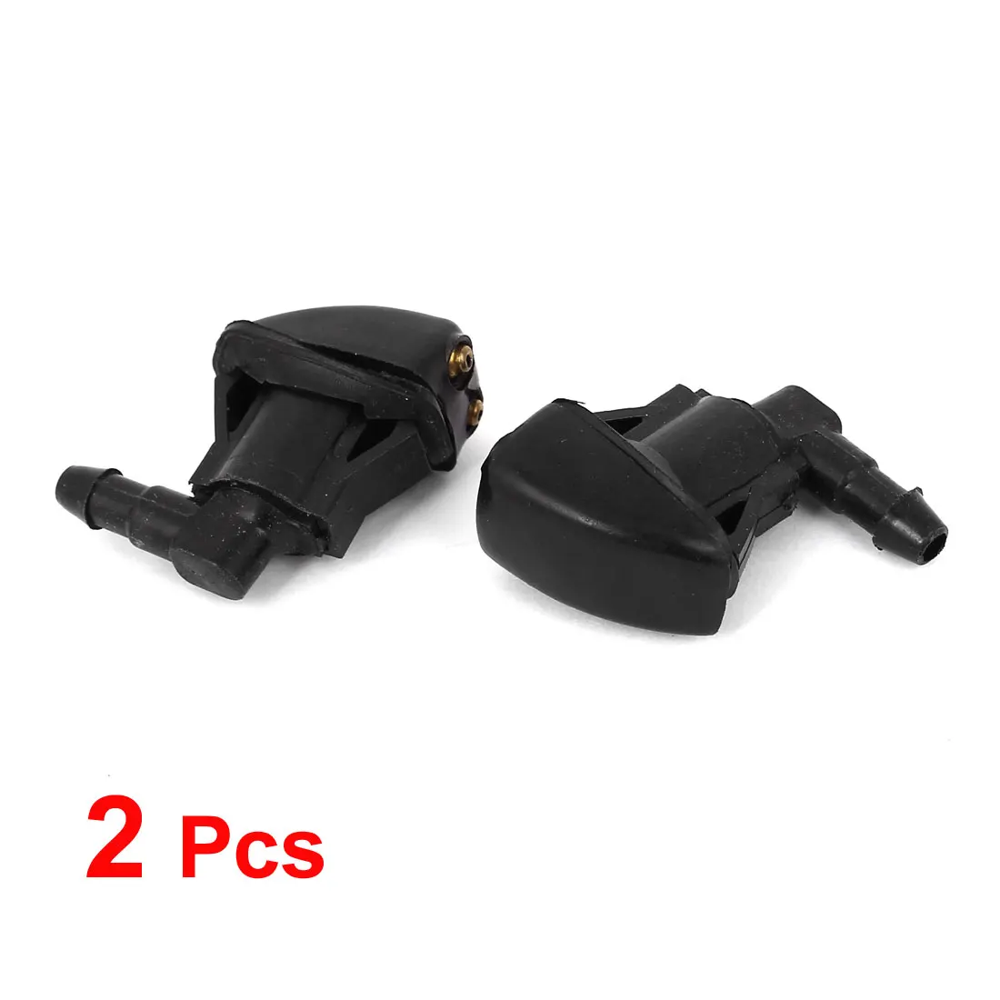 uxcell 2 Pcs Plastic Windshield Washer Wiper Water Sprayer Nozzle for Chevrolet Cruze 
