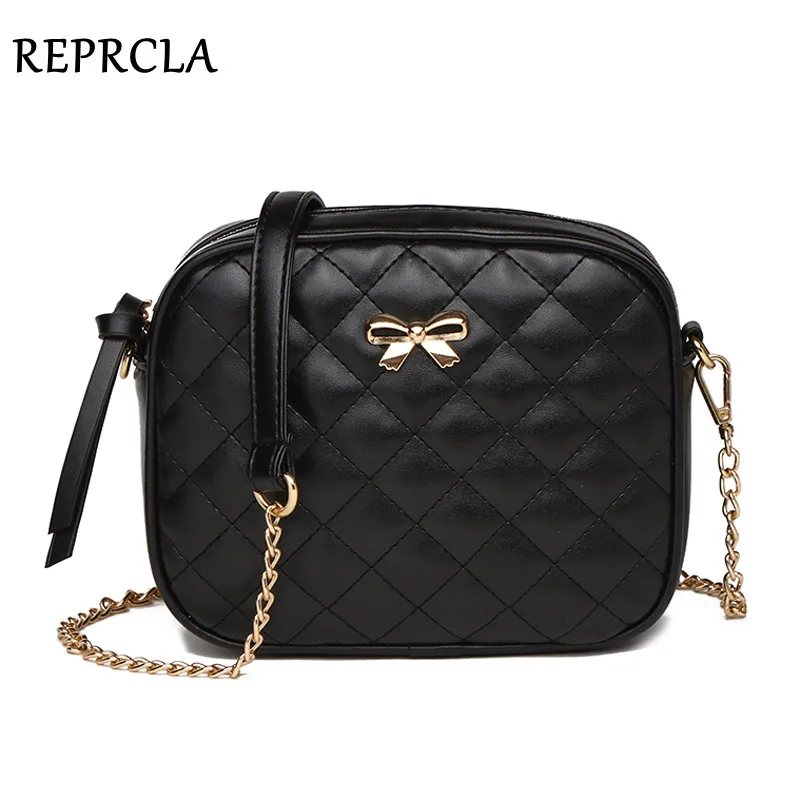 Reprcla موضة جديدة bowknot المرأة رسول حقيبة منقوشة بو الجلود الكتف حقيبة عالية الجودة سلسلة حزام crossbody المرأة حقيبة صغيرة Reprcla موضة جديدة bowknot المرأة رسول حقيبة منقوشة بو الجلود الكتف حقيبة عالية الجودة سلسلة حزام crossbody المرأة حقيبة صغيرة