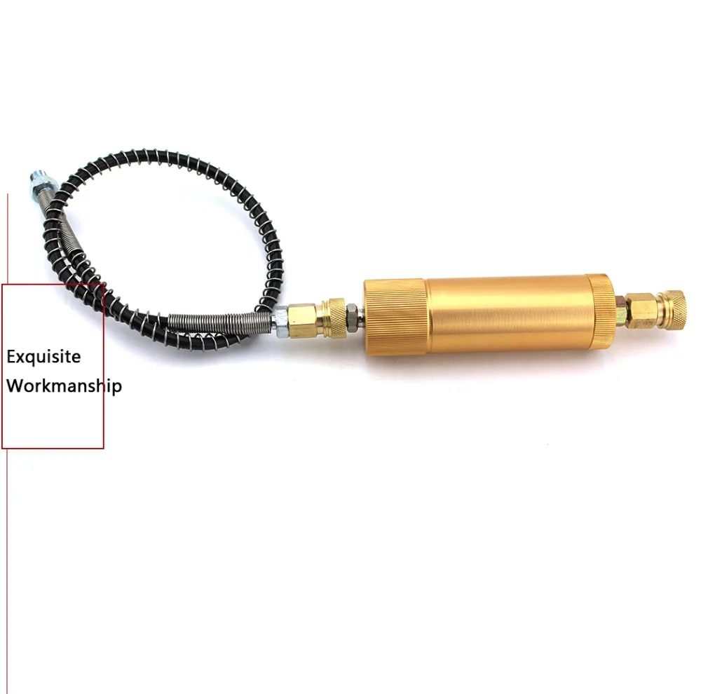 PCP Пейнтбол ВВС ручной насос M10x1 Gloden вода маслоотделителя 300bar 4500psi фильтр 50 см высоком Давление шланг Быстрый муфта