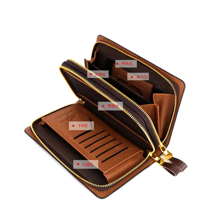 Clássico PU Homem bolsa de Negócios de