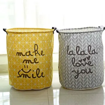 

40x50cm Super Large Laundry Bag Cotton Linen Washing Laundry Basket Hamper Storage Dirty Clothing Bags Toy Storage Bag