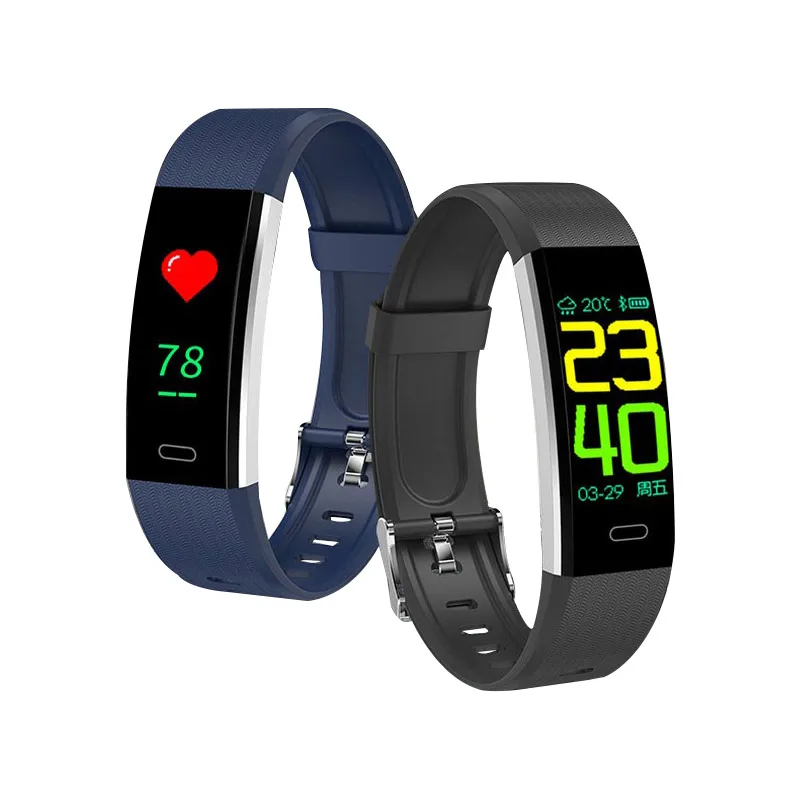 elink oled fitness tracker with heart rate monitoring