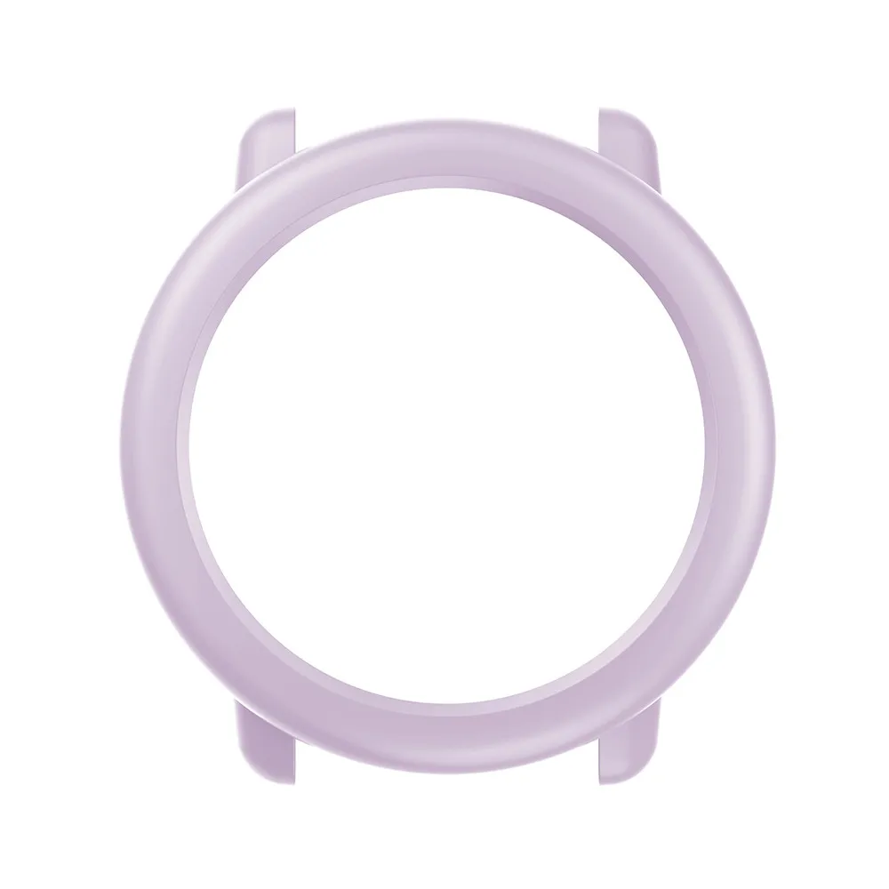 Тонкий PC чехол защитная рамка оболочка для Xiaomi Huami Amazfit Pace часы красочные замена протектор для часов чехол s крышка - Цвет: Light purple
