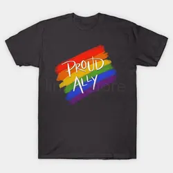 Возьмите гордостью союзника футболка ЛГБТ Riinbow гей лесбиянки гордость футболки женские модели, пожалуйста, свяжитесь с