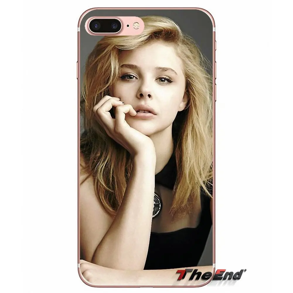 Сексуальная актриса девушка Хлоя Грация Морец чехол для iPhone X 4 4S 5 5S 5C SE 6 6S 7 8 Plus