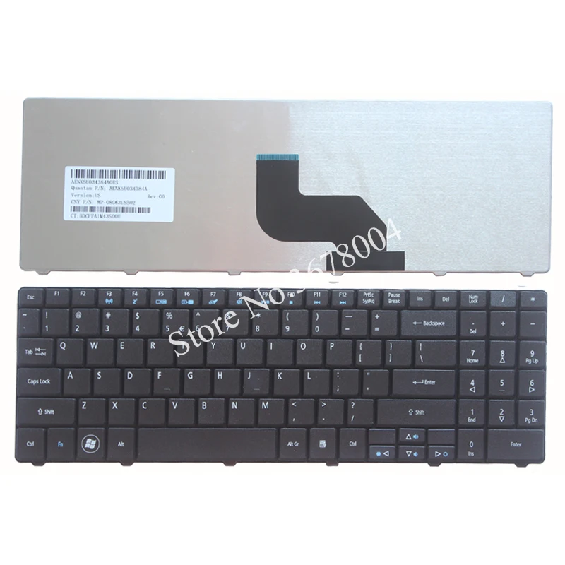 

US Laptop Keyboard for Acer Aspire 5241 5334 5516 5517 5532 5534 5541 Emachines E725 E527 E727 E525 E625 E627 E430 E628 E630