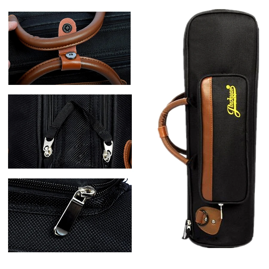 Bolsa de Trompete Impermeável Oxford Espessura Foambody Instrumentos Musicais Acessórios 1200d 12mm - Image 2