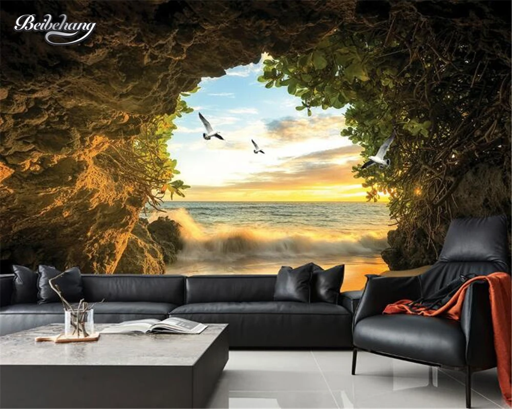 Beibehang 3d Wallpaper Mural Cave Space Span Background Wallpaper Living Room Bedroom Tv Background Wallpaper For Walls 3 D Tv Background Wallpaper Background Wallpaper3d Wallpaper Aliexpress