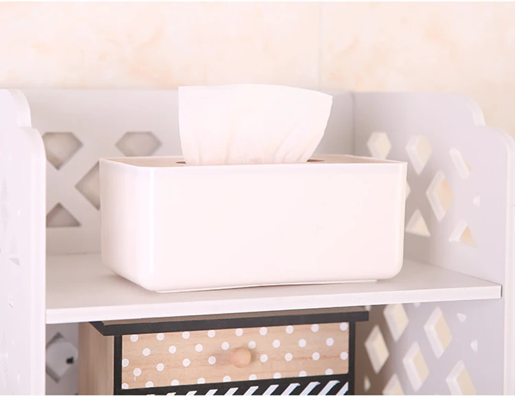 ONEUP 4 вида стилей Съемный Деревянный пластик Tissue Box полотенца Салфетка Держатель салфеток устройство подачи бумаги офис Организатор Коробка для хранения