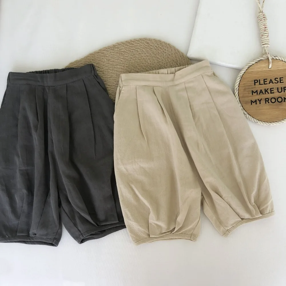 

2019 summer girls boys wide pants fashion kids cotton pants 1-6 years