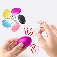 Портативная защита персональная сигнализация для девушек и женщин анти-Атака защита безопасности предупреждение аварийная безопасность мини громкий брелок сигнализация