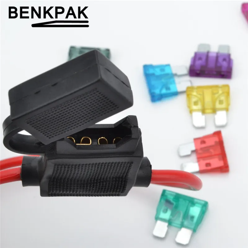 

1Set medium blade car fuse Box waterproof auto Fuse Holder
