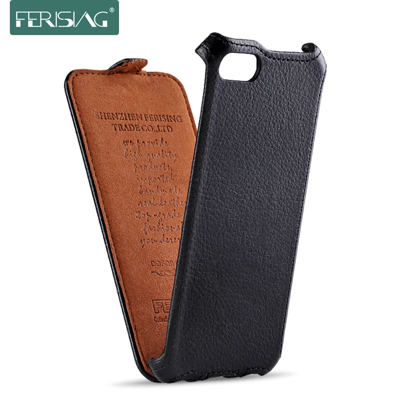 

FERISING For iPhone 7 8 Case Luxury Flip Leather Cover For iPhone7 /7 plus new smartphone Full leather cases Phone Bag P006