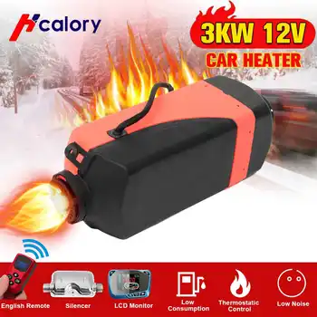 

3000W Air diesels Heater 3KW 12V Singal Hole Car Heater For Trucks Motor-Home Boats Bus +LCD key Switch +Silencer+Remote Control