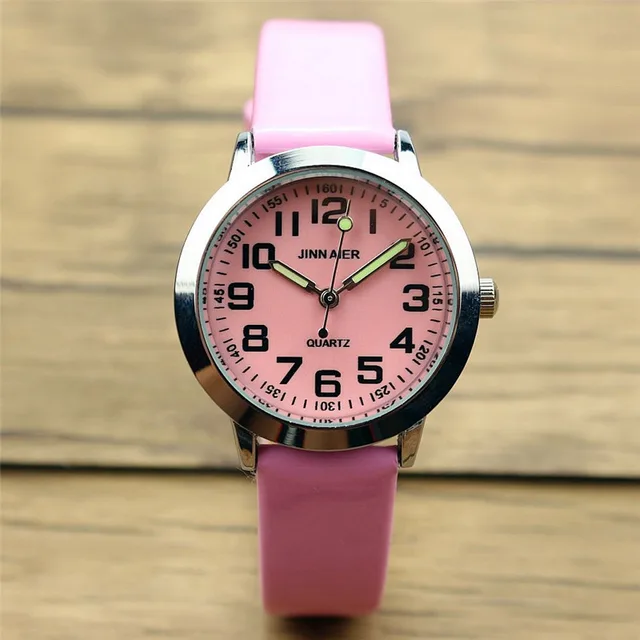 Nazeyt children lovely 7 colors dial leather watch little boys and girls luminou Nazeyt children lovely 7 colors dial leather watch little boys and girls luminou