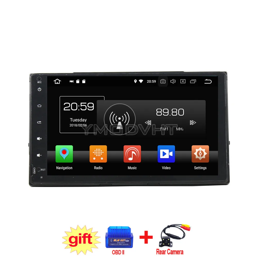 

YMODVHT 9inch 1024*600 Android 8.0 Octa Core PX5 4GB RAM 32GB ROM Car DVD Player Radio Stereo GPS for Toyota Corolla 2017
