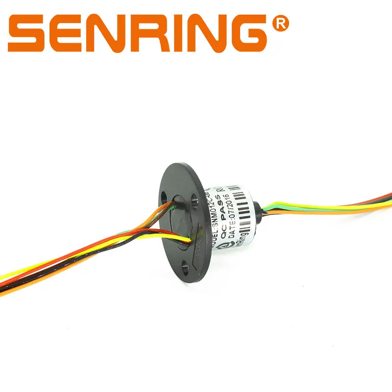 

Tiny Sliprings 2/3/4 Circuits 5A Current Capsule Slip Ring with Wire Length 13.5/18.2mm OD 12.5mm
