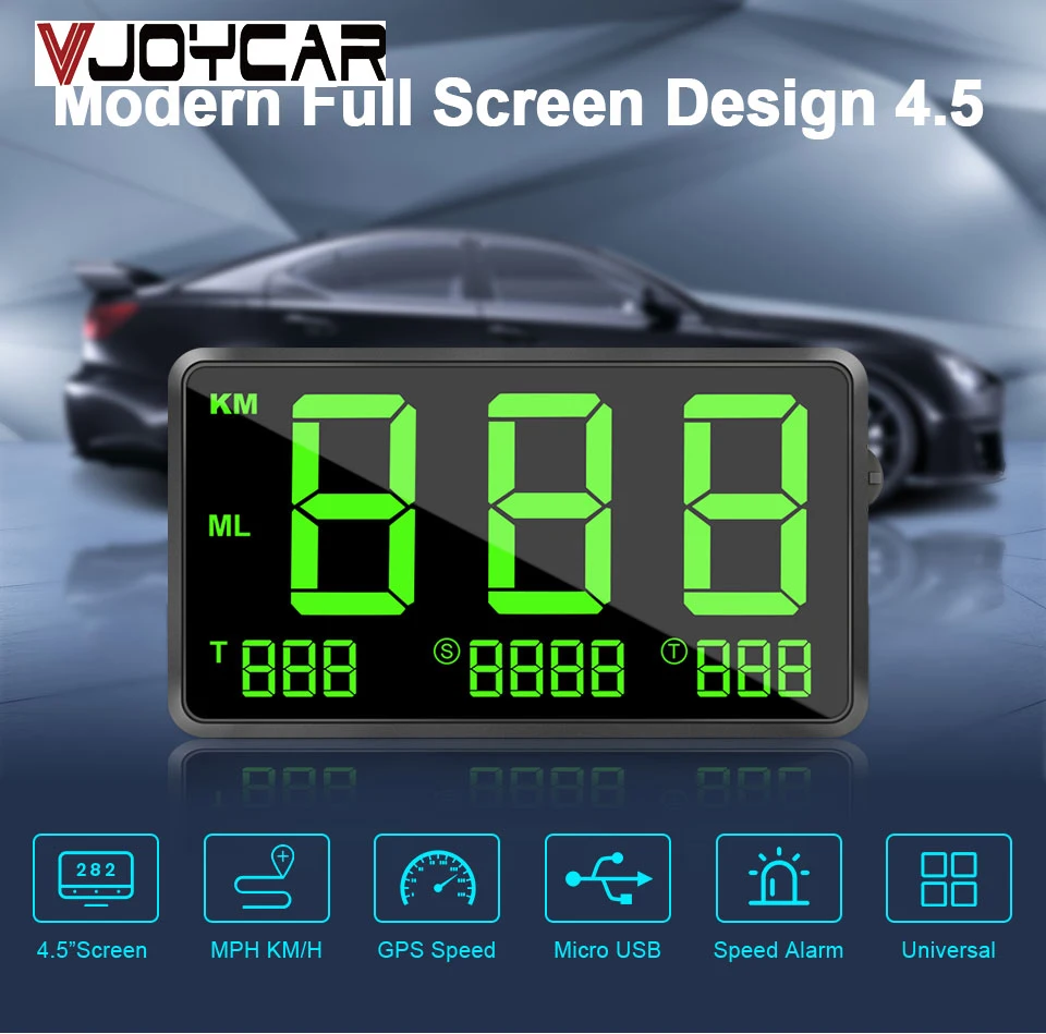 Универсальный автомобильный мотоцикл SUV 4 5 &quotGPS Спидометр дисплей C80 Hud с