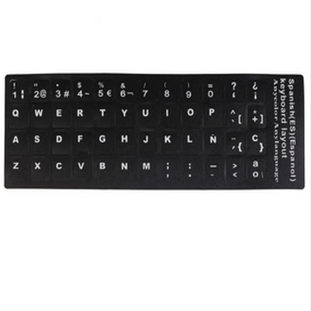 100 шт) русские буквы супер прочный русский стикер клавиатуры алфавит для ноутбука стикер черный