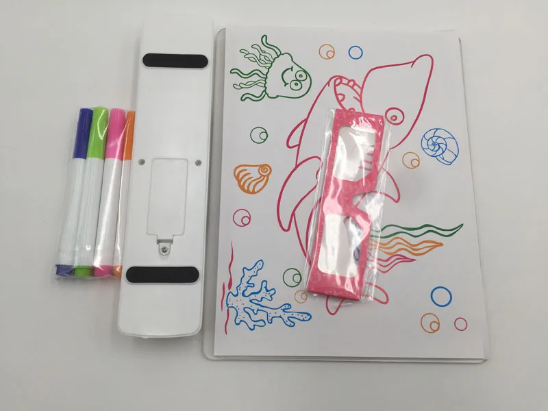 Magic Children 3D Board Animals Drawing Board 3D toys Early childhood toys Children's drawing (3)